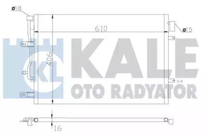 Kale Oto Radyator 342410 Випаровувач кондиціонера