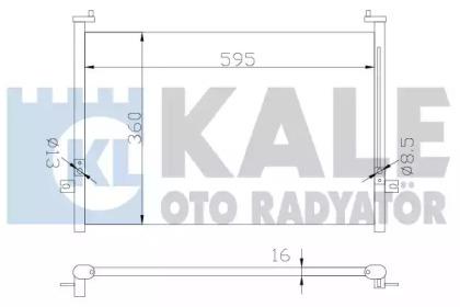 Kale Oto Radyator 342425 Випаровувач кондиціонера