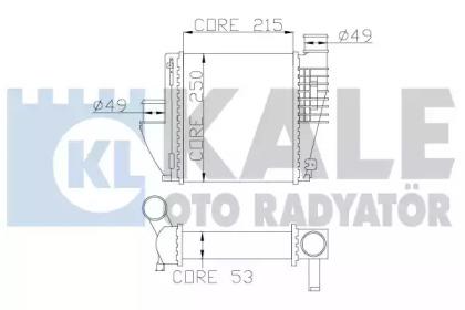 Kale Oto Radyator 342815 Інтеркулер