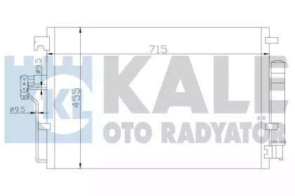 Kale Oto Radyator 343025 Випаровувач кондиціонера