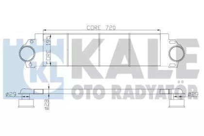 Kale Oto Radyator 343100 Радіатор інтеркулера Kale Oto Radyator 343100 Радіатор інтеркулера
