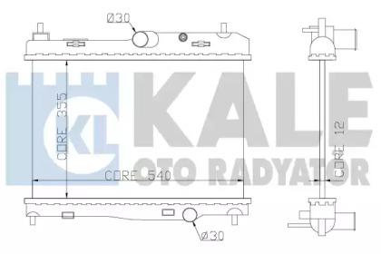 Kale Oto Radyator 356100 Радіатор охолодження двигуна