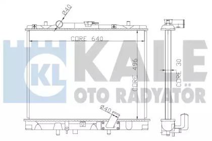 Kale Oto Radyator 362400 Радіатор