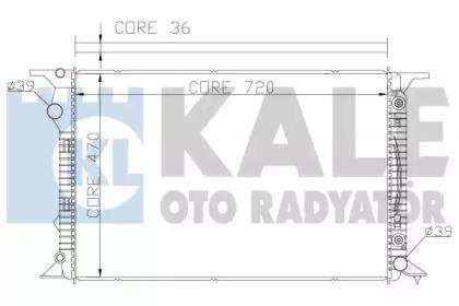 Kale Oto Radyator 367700 Радіатор охолодження двигуна Kale Oto Radyator 367700 Радіатор охолодження двигуна