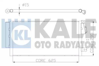 Kale Oto Radyator 378300 Випаровувач кондиціонера