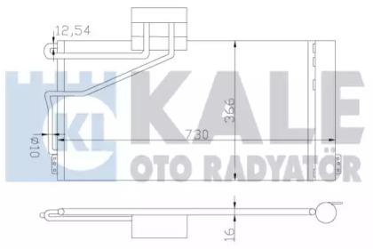 Kale Oto Radyator 387800 Випаровувач кондиціонера Kale Oto Radyator 387800 Випаровувач кондиціонера