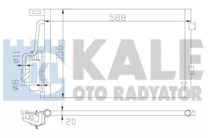 Kale Oto Radyator 393700 Випаровувач кондиціонера Kale Oto Radyator 393700 Випаровувач кондиціонера