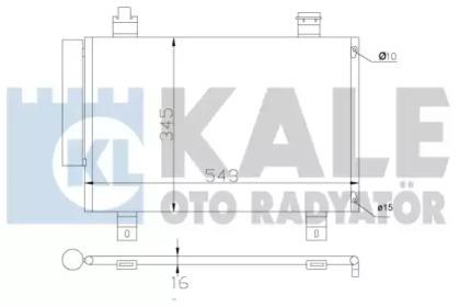 Kale Oto Radyator 394000 Конденсер Kale Oto Radyator 394000 Конденсер