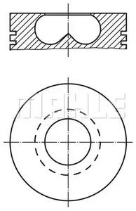 Mahle Original 007 94 01 Поршень двигуна Mahle Original 007 94 01 Поршень двигуна
