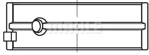 Mahle Original 007 HL 18018 000 Вкладиші корінні колінчастого вала Mahle Original 007 HL 18018 000 Вкладиші корінні колінчастого вала