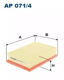 Filtron AP071/4 Air filter Filtron AP071/4 Air filter