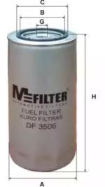MFilter DF 3506 Fuel filter