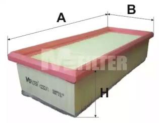 MFilter K 222/1 Фільтр повітряний MFilter K 222/1 Фільтр повітряний