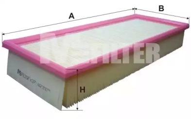 MFilter K 371 Фільтр повітряний MFilter K 371 Фільтр повітряний