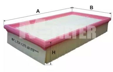MFilter K 376 Фільтр повітряний
