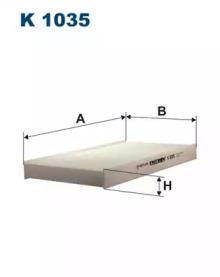 Filtron K1035 Фільтр салона Filtron K1035 Фільтр салона