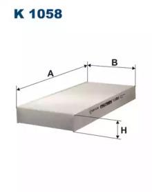 Filtron K1058 Фільтр салона Filtron K1058 Фільтр салона