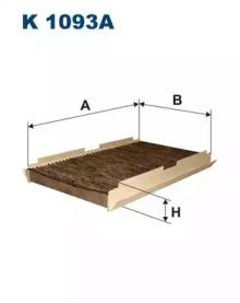 Filtron K1093A Фильтр салона Filtron K1093A Фильтр салона
