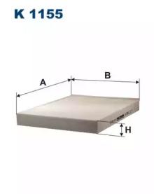 Filtron K1155 Фільтр салона Filtron K1155 Фільтр салона