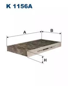 Filtron K1156A Фільтр салону Filtron K1156A Фільтр салону