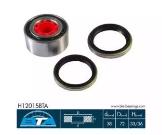 BTA H12015BTA Підшипник маточини колеса BTA H12015BTA Підшипник маточини колеса