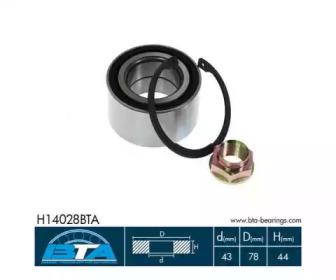 BTA H14028BTA Wheel bearing
