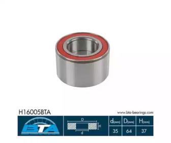BTA H16005BTA Підшипник маточини колеса