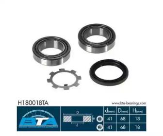 BTA H18001BTA Wheel bearing