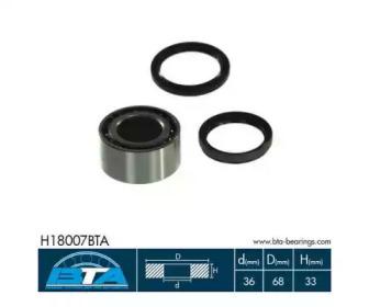BTA H18007BTA Wheel bearing