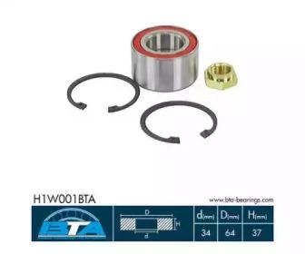 BTA H1W001BTA Wheel bearing BTA H1W001BTA Wheel bearing