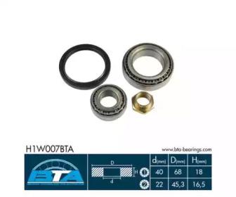 BTA H1W007BTA Wheel bearing