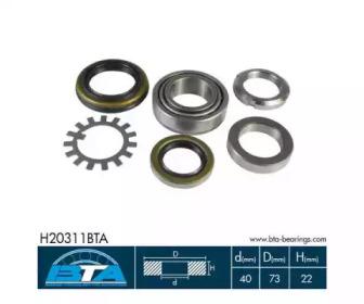 BTA H20311BTA Підшипник маточини колеса BTA H20311BTA Підшипник маточини колеса