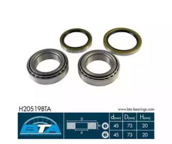 BTA H20519BTA Wheel bearing BTA H20519BTA Wheel bearing