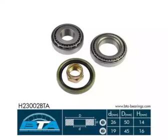 BTA H23002BTA Підшипник маточини колеса BTA H23002BTA Підшипник маточини колеса