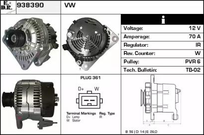 EDR 938390 Генератор EDR 938390 Генератор