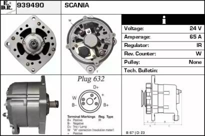 EDR 939490 Alternator assy EDR 939490 Alternator assy