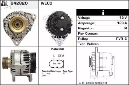 EDR 942820 Alternator assy