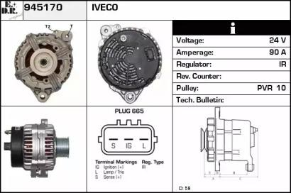 EDR 945170 Alternator assy EDR 945170 Alternator assy