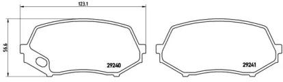 Brembo P 54 044 Brake pads Brembo P 54 044 Brake pads