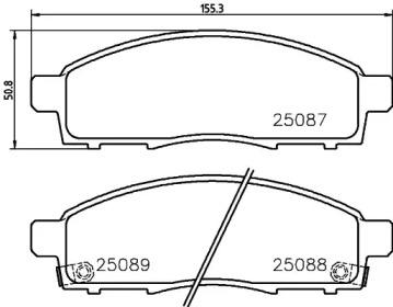 Brembo P 54 055 Brake pads Brembo P 54 055 Brake pads