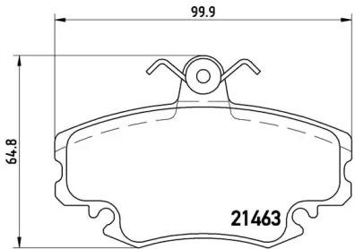 Brembo P 68 008 Brake pads