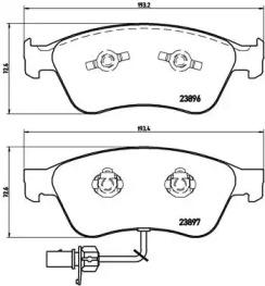 Brembo P 85 102 Brake pads Brembo P 85 102 Brake pads