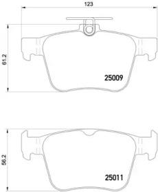 Brembo P 85 124 Brake pads Brembo P 85 124 Brake pads