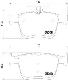 Brembo P 85 125 Brake pads Brembo P 85 125 Brake pads