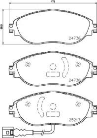Brembo P 85 144 Brake pads Brembo P 85 144 Brake pads
