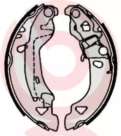 Brembo S 23 513 Колодки гальмівні