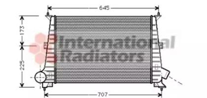 Van Wezel 47004047 Радіатор інтеркулера