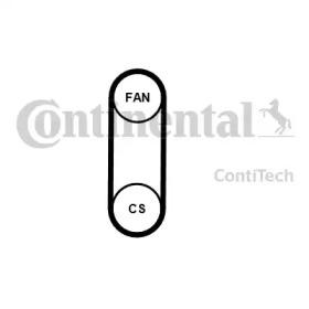 Contitech 4PK711ELASTT1 Belt v Contitech 4PK711ELASTT1 Belt v