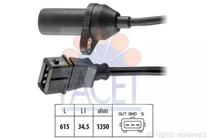 Facet 9.0053 Sensor assy crankshaft position