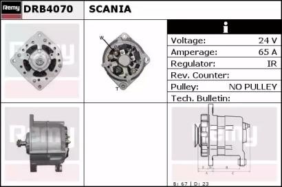 Remy DRB4070 Alternator assy Remy DRB4070 Alternator assy